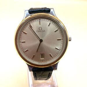 Opulent & Rare Two Tone Omega Quartz Timepiece
